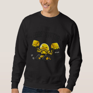 Eggscavator Excavator Hiding & Hunting Easter Egg Sweatshirt