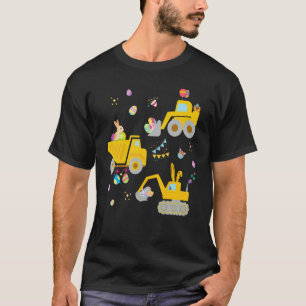 EggsCavator Excavator Hunting Egg Easter Construct T-Shirt