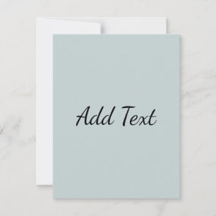 Eggshell Blue Card