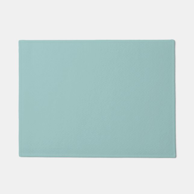 Eggshell Blue Solid Colour  Doormat (Front)