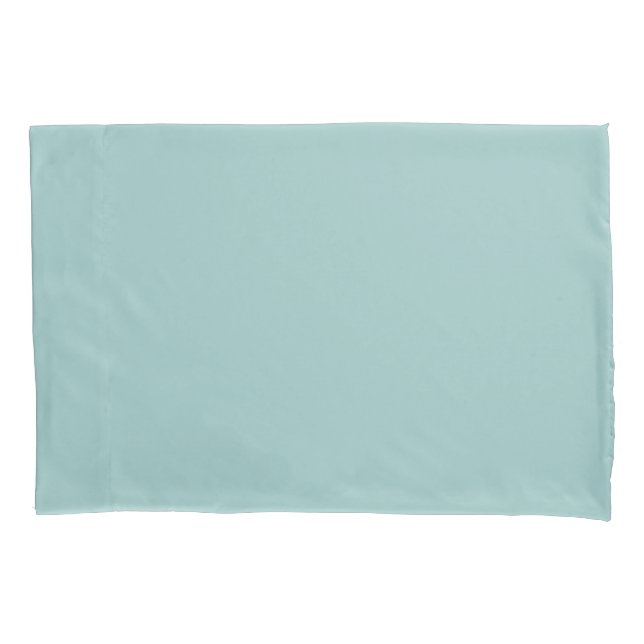 Eggshell Blue Solid Colour Pillowcase (Front)