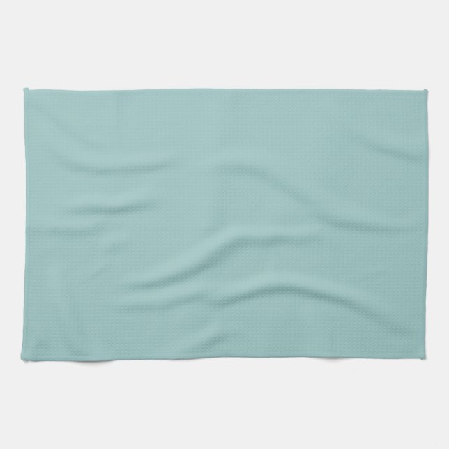 Eggshell Blue Solid Colour  Tea Towel (Horizontal)