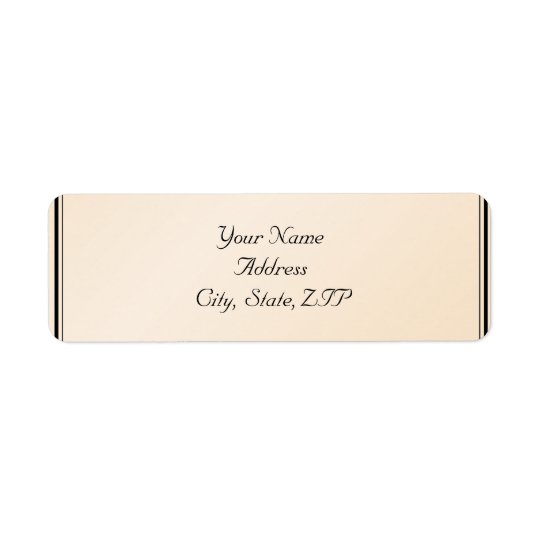 Eggshell Elegance Return Address Return Address Label