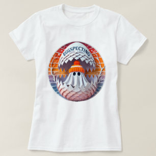 Eggspecting Baby Announcement - Halloween Themed T-Shirt