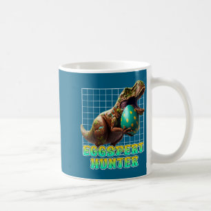 Eggspert Easter Eggs Hunt Dinosaur Illustration Coffee Mug