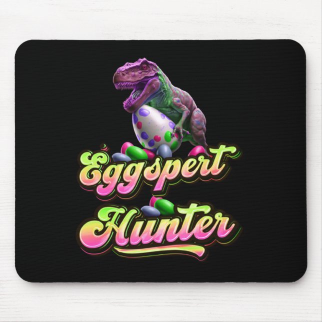 Eggspert Easter Eggs Hunter Easter Easter Mouse Mat (Front)