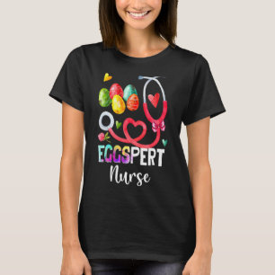 Eggspert Nurse Life Bunny Stethoscope Easter T-Shirt
