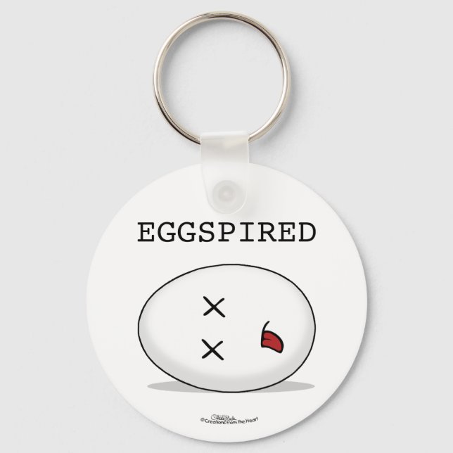 Eggspired-(Expired) Dead Egg Key Ring (Front)
