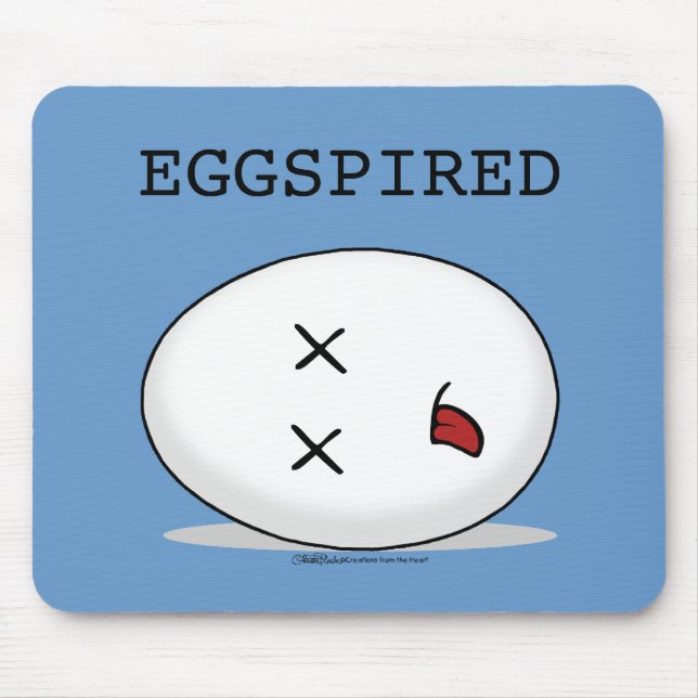 Eggspired-(Expired) Dead Egg Mouse Mat (Front)