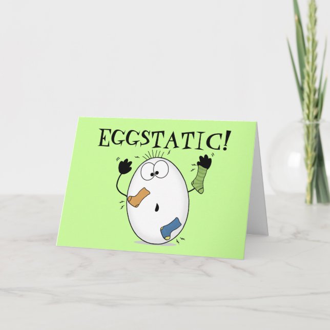 Eggstatic-Ecstatic Egg Card (Front)