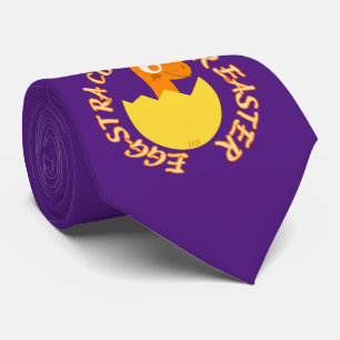 EGGSTRA CUTE FOR EASTER funny easter dino gift Tie