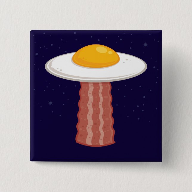 Eggstraterrestrial 15 Cm Square Badge (Front)