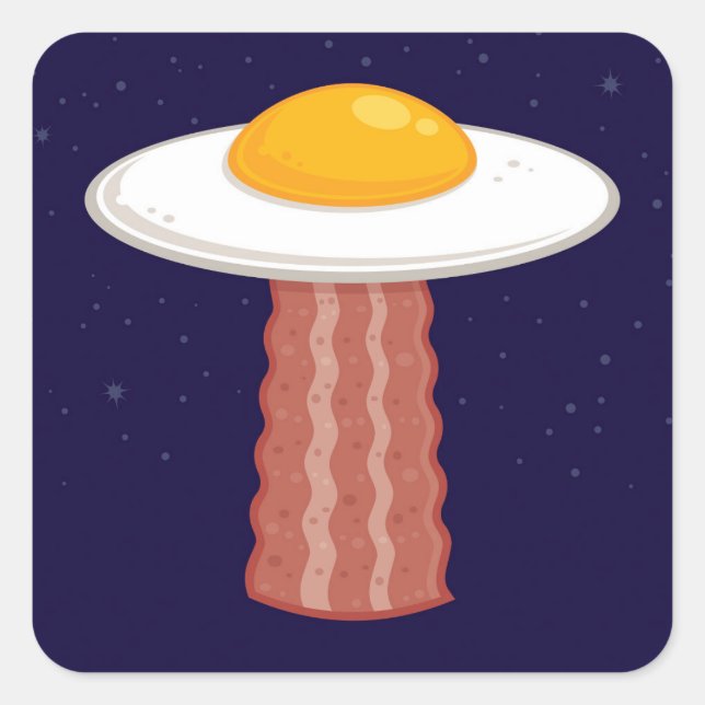 Eggstraterrestrial Square Sticker (Front)