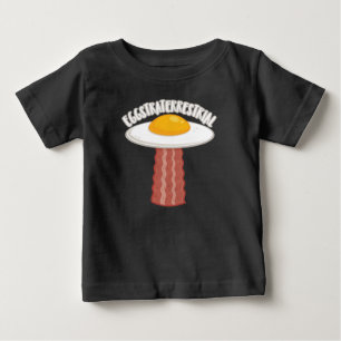 Eggstraterrestrial With Text Baby T-Shirt