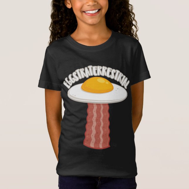 Eggstraterrestrial With Text T-Shirt (Front)