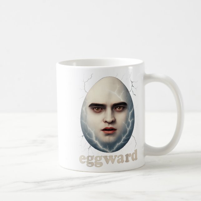 Eggward Parody Funny Meme  Coffee Mug (Right)