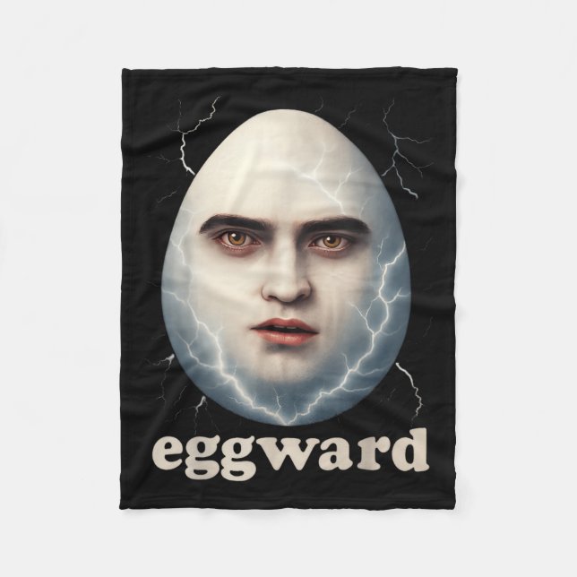 Eggward Parody Funny Meme  Fleece Blanket (Front)