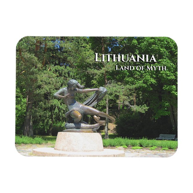 Egle, Queen of the Serpents, Palanga, Lithuania - Magnet (Horizontal)