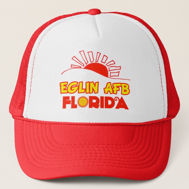 Eglin AFB, Florida Trucker Hat (Front)