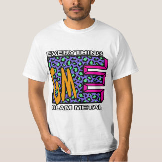 EGM Blue Leopard Logo T-Shirt