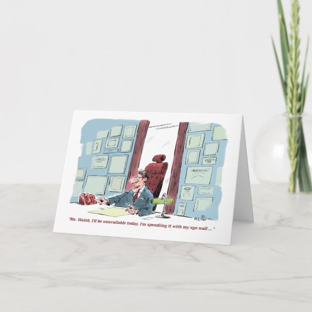 Ego Wall boss's birthday card (Front)