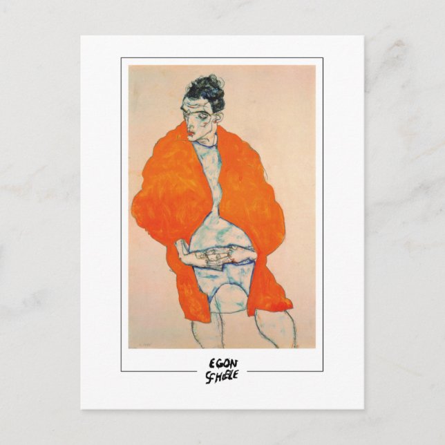 Egon Schiele #171 - Fine Art Postcard (Front)