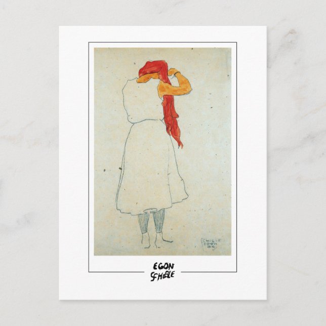 Egon Schiele #180-2 - Fine Art Postcard (Front)