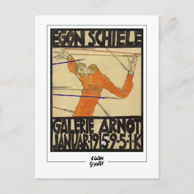 Egon Schiele #231-2 - Fine Art Postcard (Front)