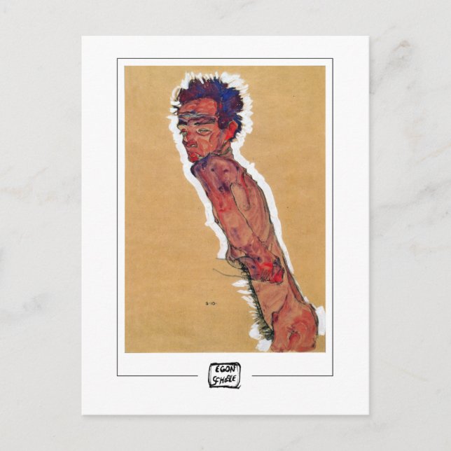 Egon Schiele #286 - Fine Art Postcard (Front)