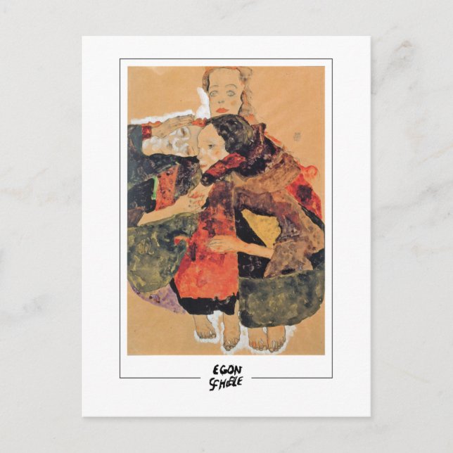 Egon Schiele #347 - Fine Art Postcard (Front)