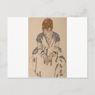 Egon Schiele- Artist's Sister in Law Postcard