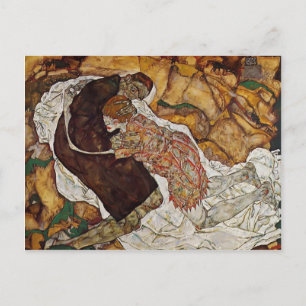 Egon Schiele- Death and the Maiden Postcard
