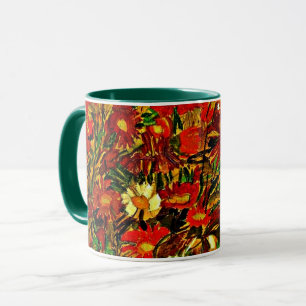 Egon Schiele - Field of Flowers. Mug