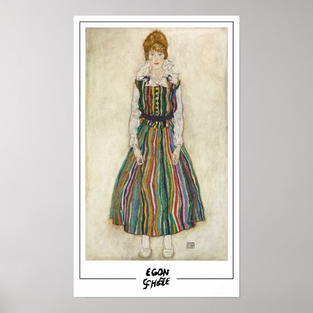 Egon Schiele Fine Art #201-2 Poster (Front)