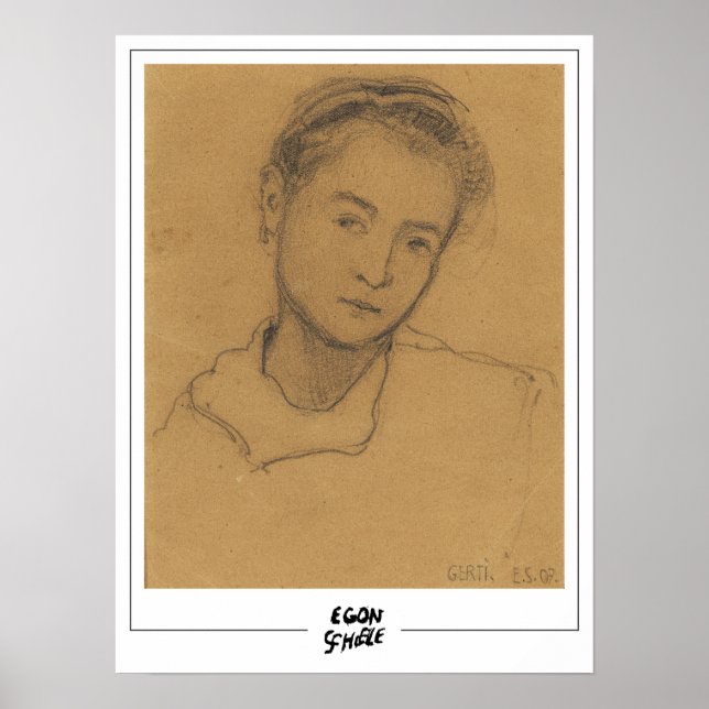 Egon Schiele Fine Art #565-2 Poster (Front)