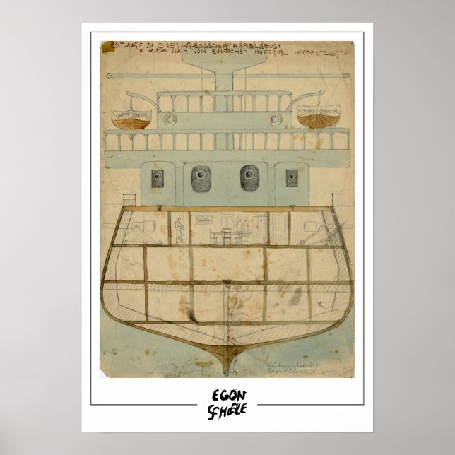 Egon Schiele Fine Art #598-2 Poster (Front)