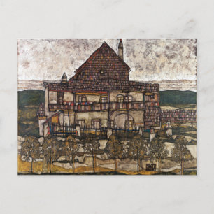 Egon Schiele House with Shingle Roof Old House II Postcard