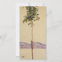 Egon Schiele - Little Tree Chestnut Tree At Lake