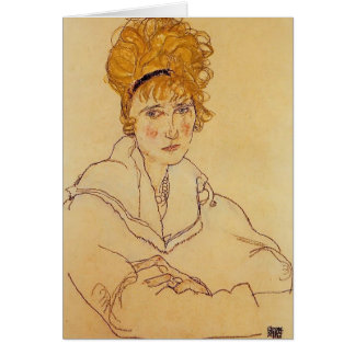 Egon Schiele- Portrait of Edith Schiele