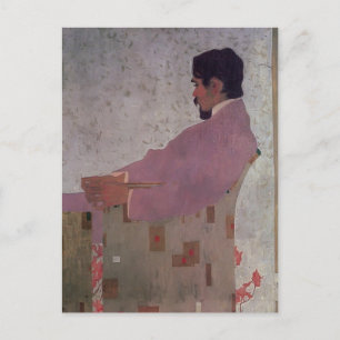 Egon Schiele-Portrait of the Painter Anton Peschka Postcard