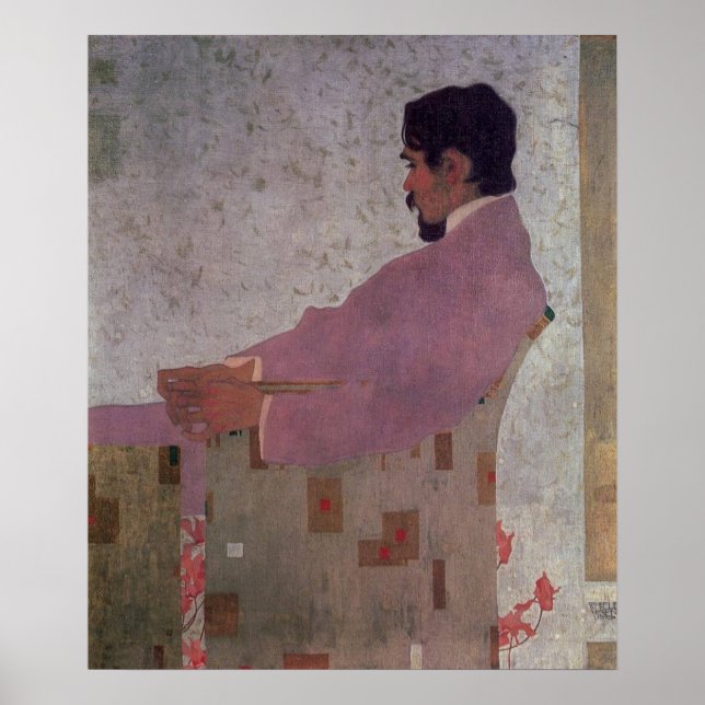Egon Schiele Portrait of the Painter Anton Peschka Poster (Front)