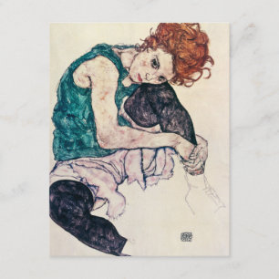 Egon Schiele Seated Woman Invitations