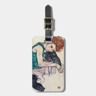 Egon Schiele Seated Woman Luggage Tag