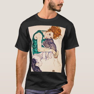 Egon Schiele - Seated Woman With Legs Drawn Up T-Shirt