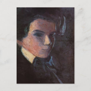 Egon Schiele- Self Portrait, Facing Right Postcard