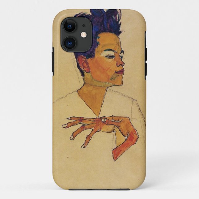 Egon Schiele Self Portrait iPhone 5 Case (Back)