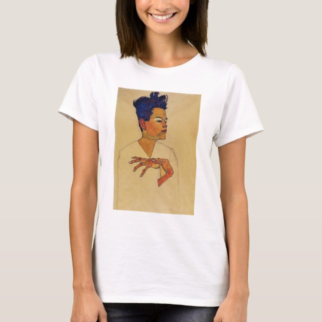 Egon Schiele Self Portrait T-shirt (Front)