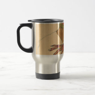 Egon Schiele Self Portrait With Hands On Chest Travel Mug