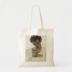 Egon Schiele - Self - Portrait With Lowered Head. Tote Bag