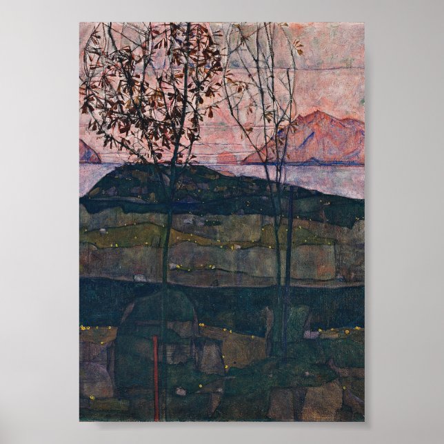 Egon Schiele - Setting Sun Poster (Front)
